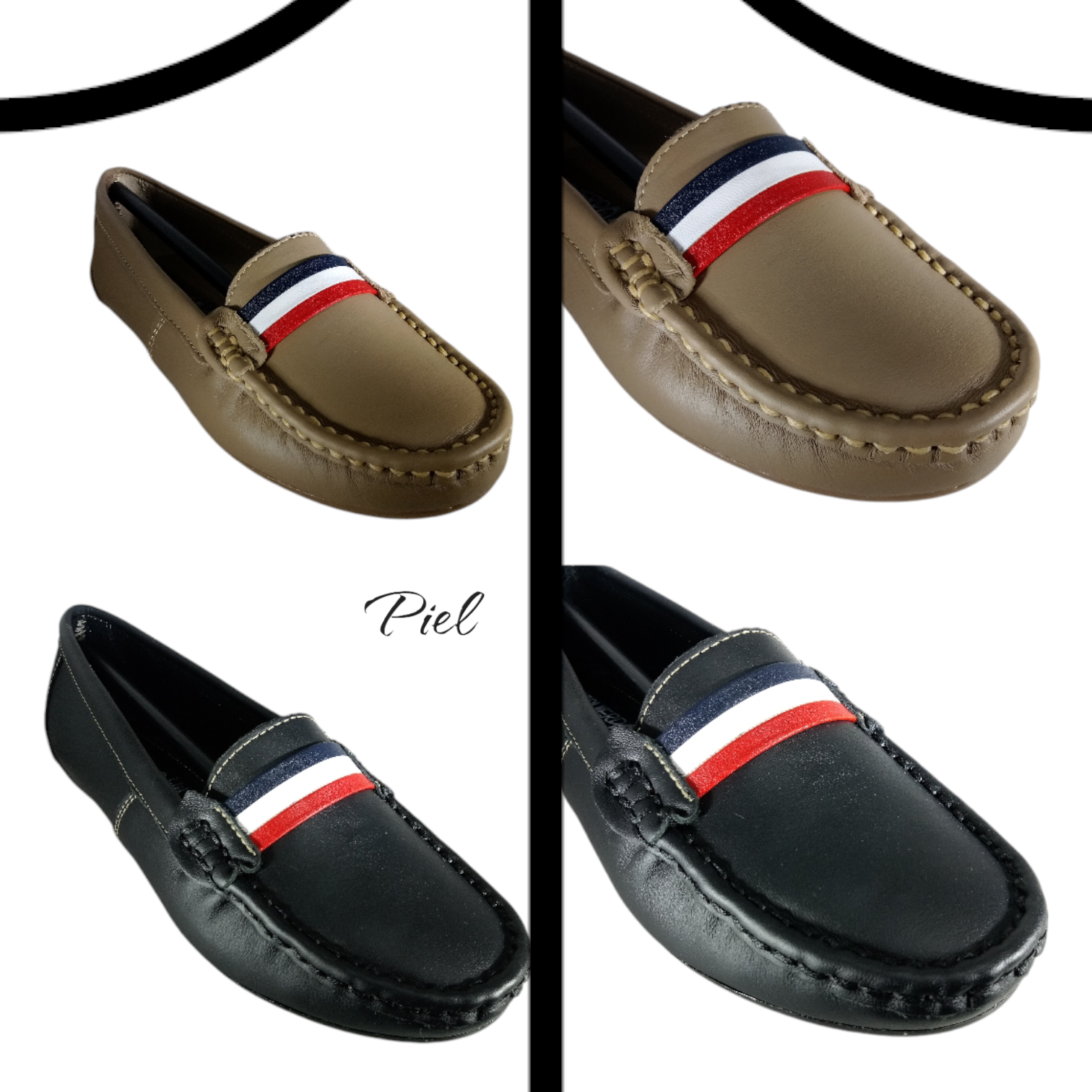 Regis 65389 Izquierdo y Derecho mocasines Yo Soy Mexico