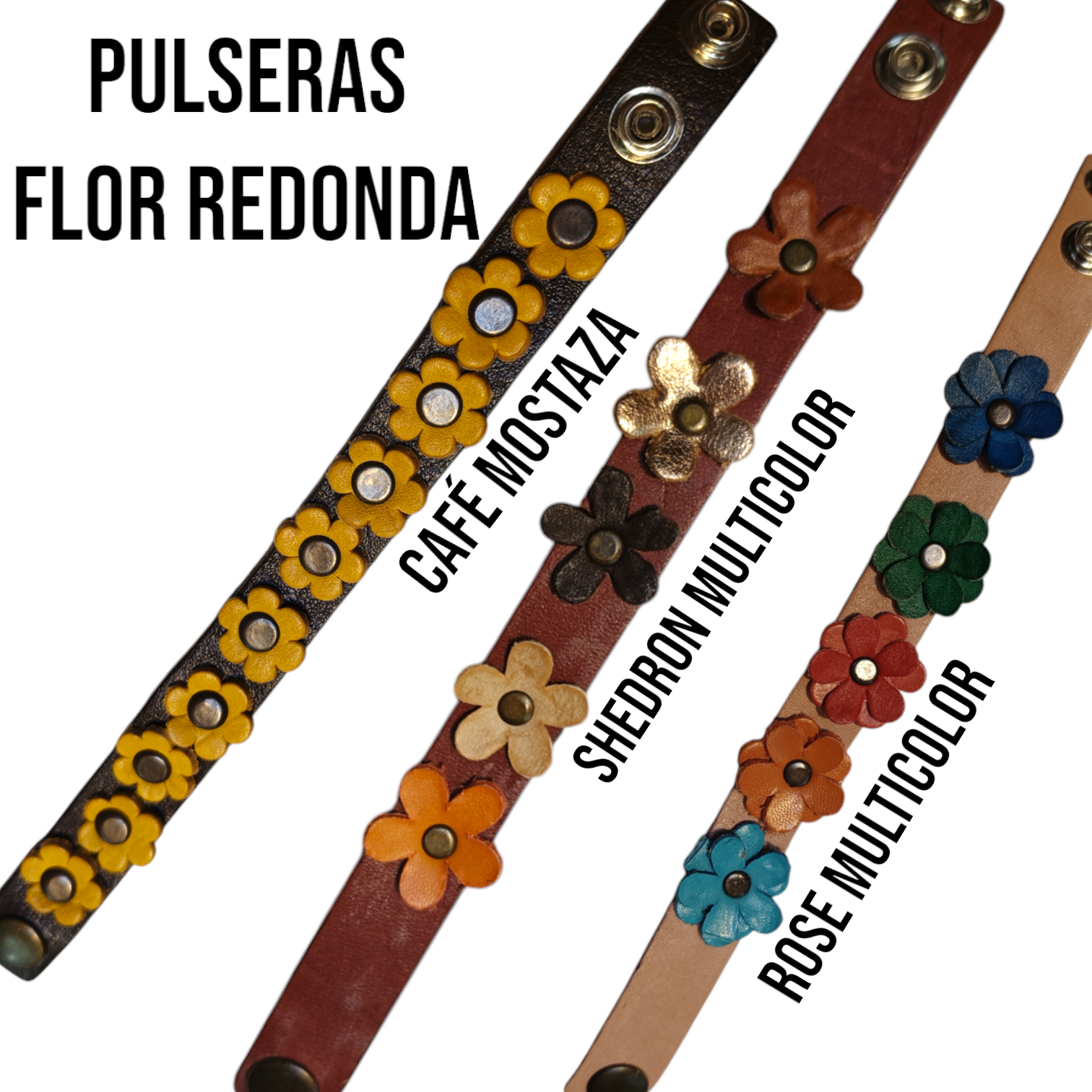Pulseras flor redonda 34566 Izquierdo y Derecho Accesorios y Marroquinería Yo Soy Mexico